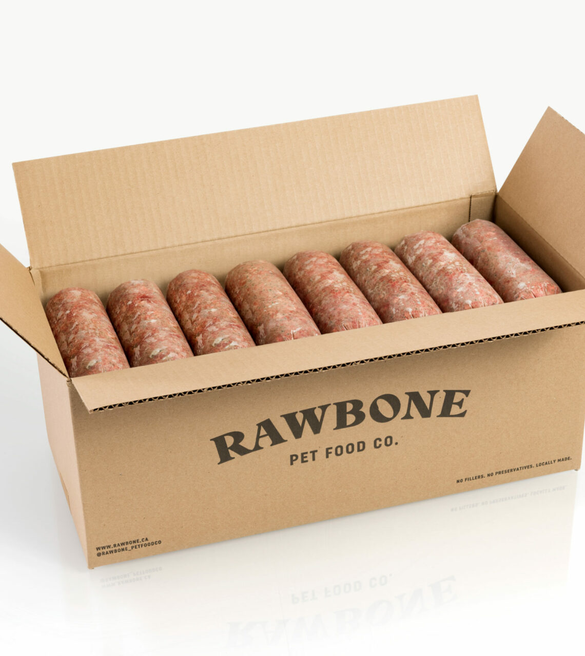 Rawbone 24lb Bulk Variety Box (Single Protein Beef/Single Protein Pork/Turkey Meals)