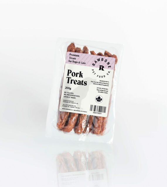 Rawbone Pork Treats - 200g